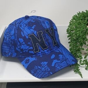 Blue NY Men's Cap